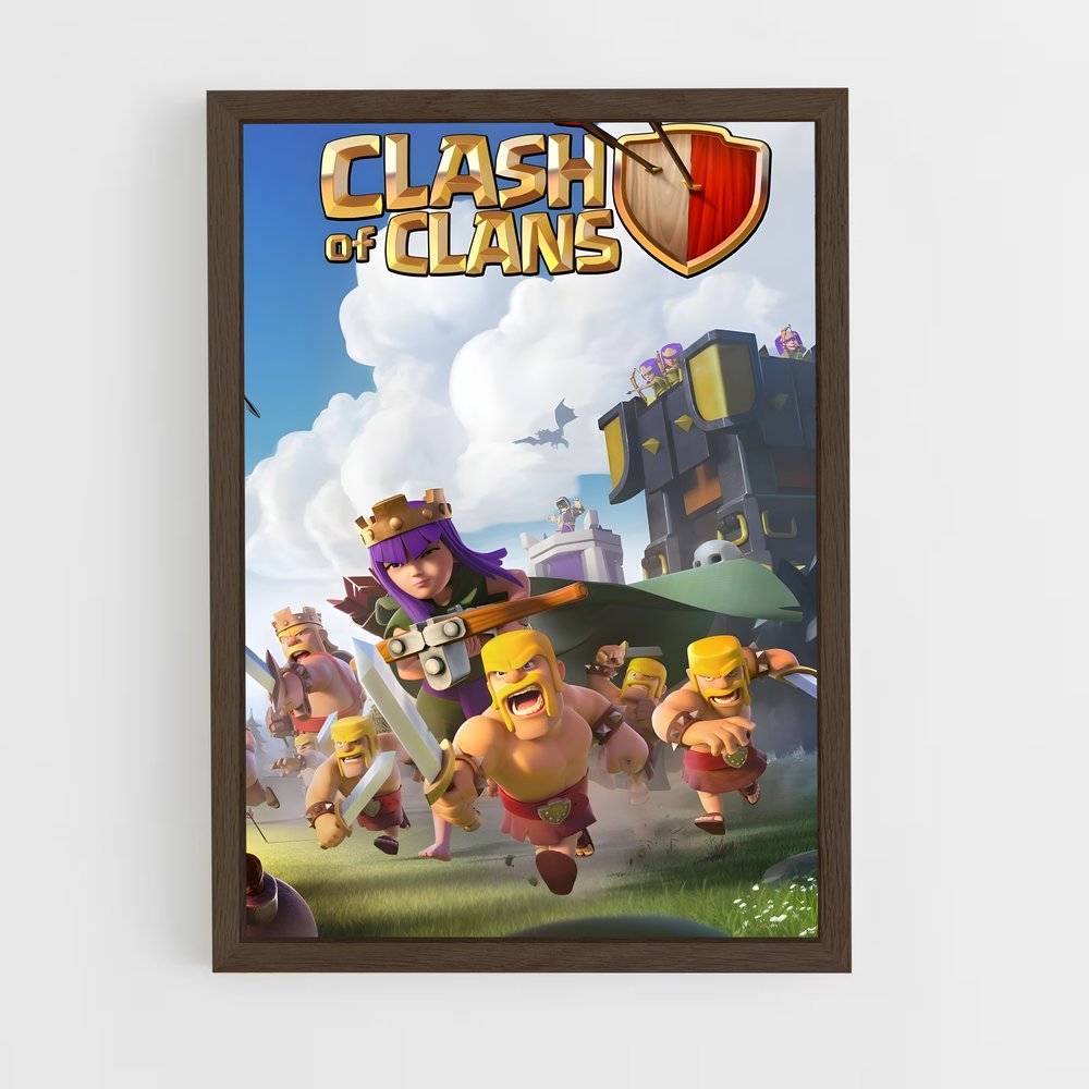 Poster La Guerre des Clans – affiche Clash of clans (vue 5)